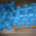 ductile iron double socket tee with flange branch for pvc pipe